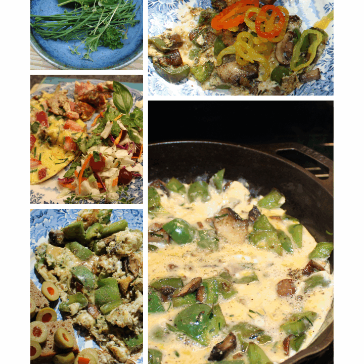 different kinds of omelets